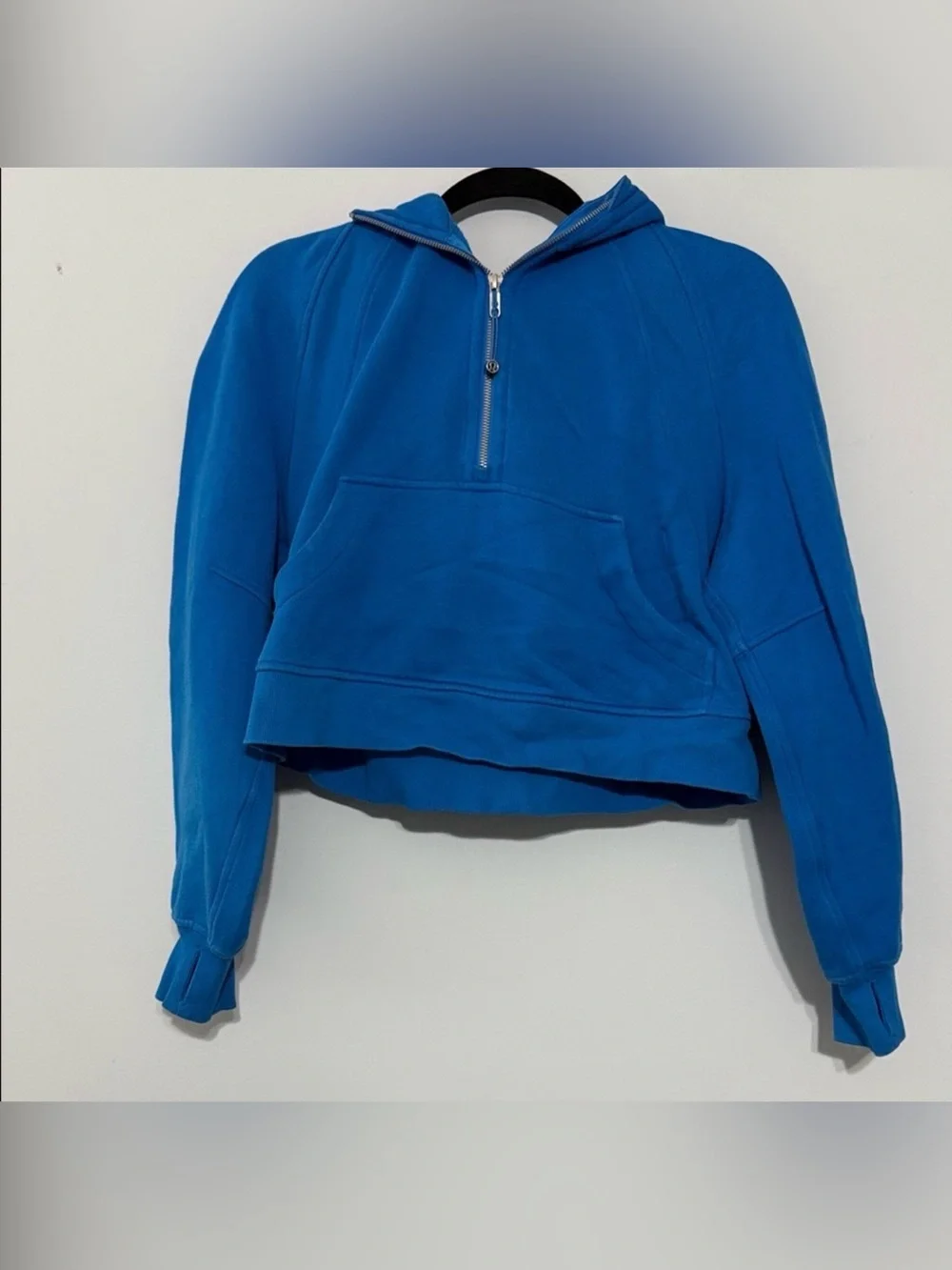 Lululemon Scuba Oversized Half-Zip Hoodie – Poolside Blue (XS/S)